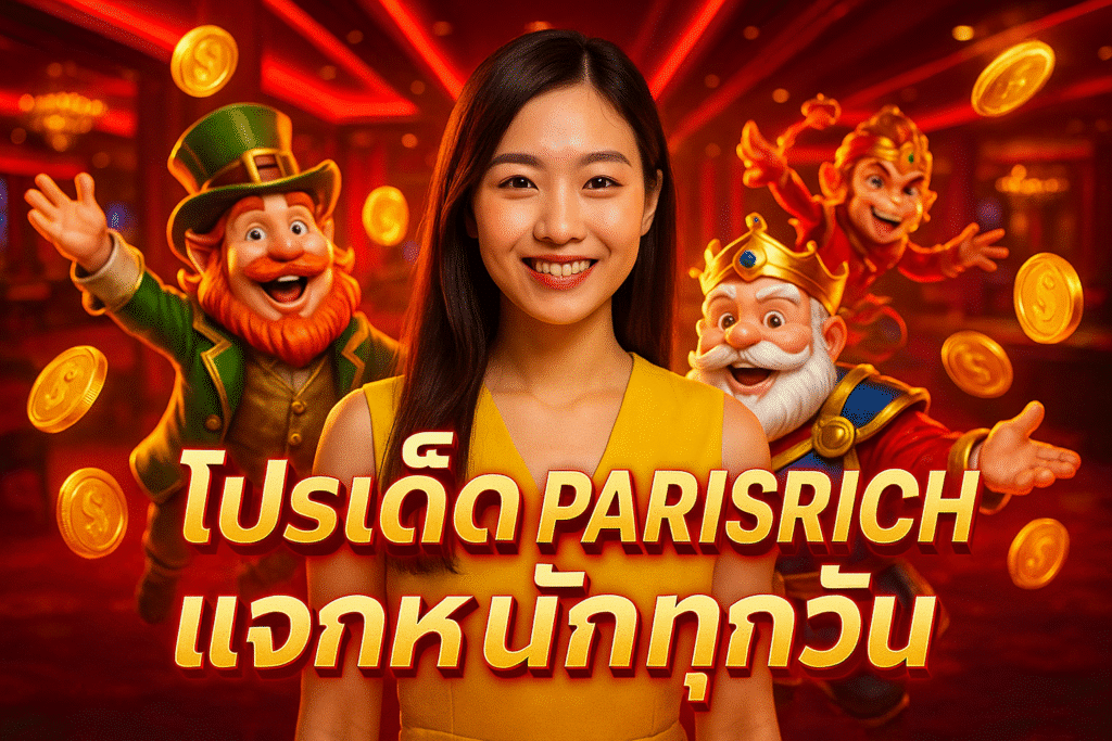 โปรเด็ด PARISRICH แจกหนักทุกวัน